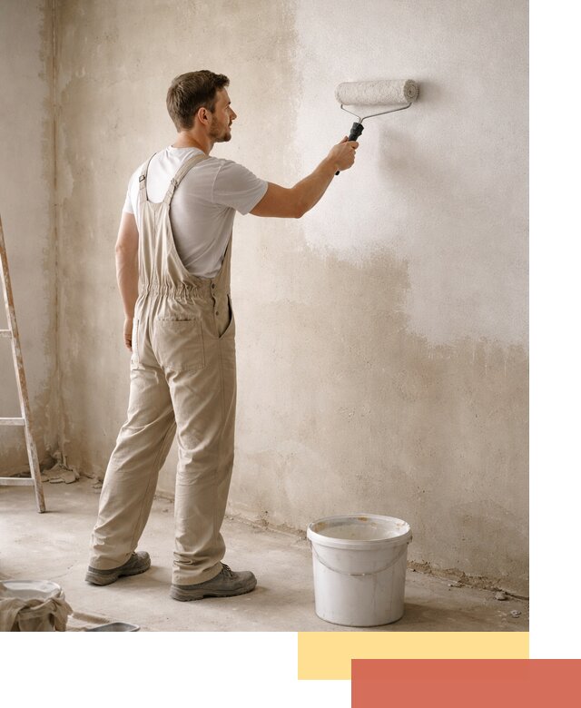 Грунтовка стен под отделку в Усть-Илимске профессиональным раствором