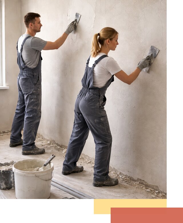 Штукатурка стен под обои в Усть-Илимске профессионально и быстро