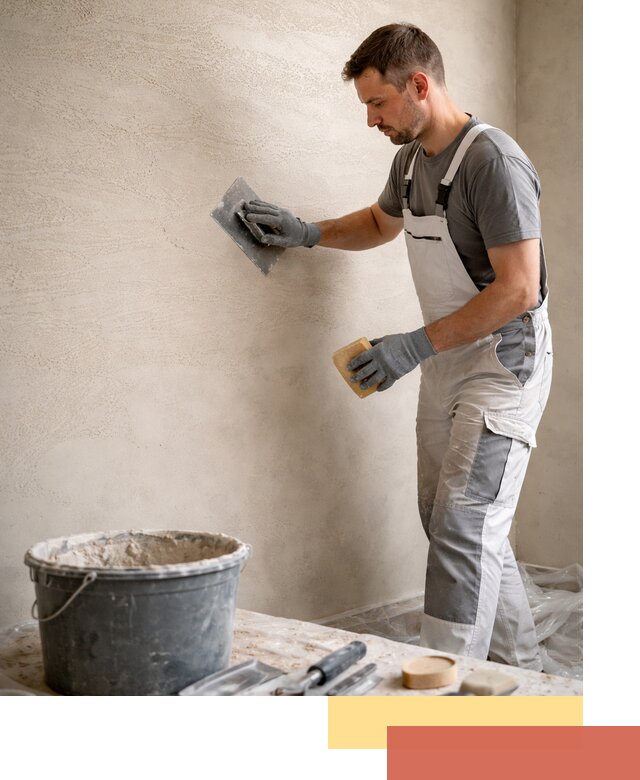 Декоративная штукатурка травертин в Усть-Илимске для стен и потолков