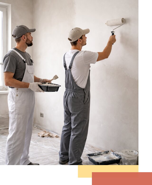 Покраска стен водоэмульсионной краской в Усть-Илимске