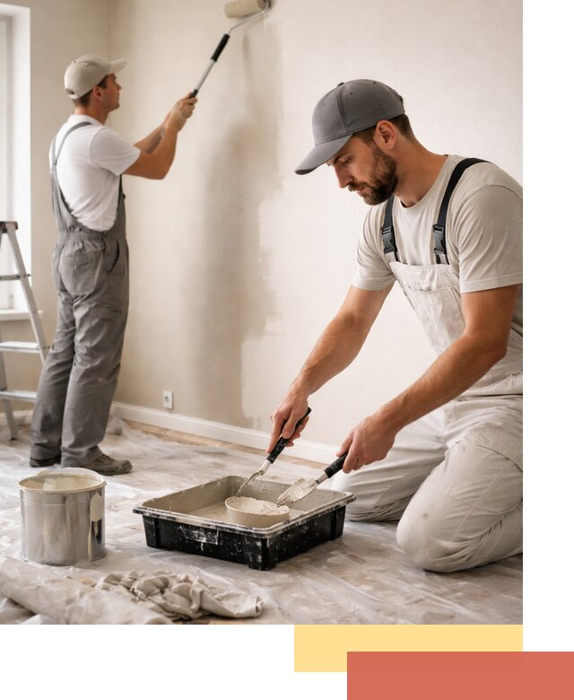 Покраска стен в квартире в Усть-Илимске — профессионально и аккуратно