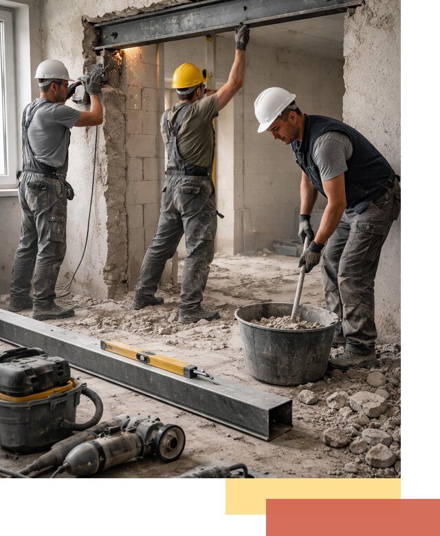 Создание проемов в стенах и несущих конструкциях в Усть-Илимске