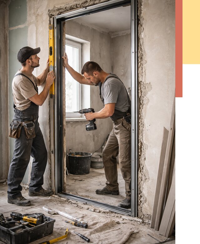 Закладка дверного проема в Усть-Илимске от 3640 руб. — быстро и недорого | ОТДЕЛОЧНИК-Сть