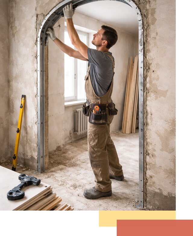 Устройство арочного проема в Усть-Илимске под ключ