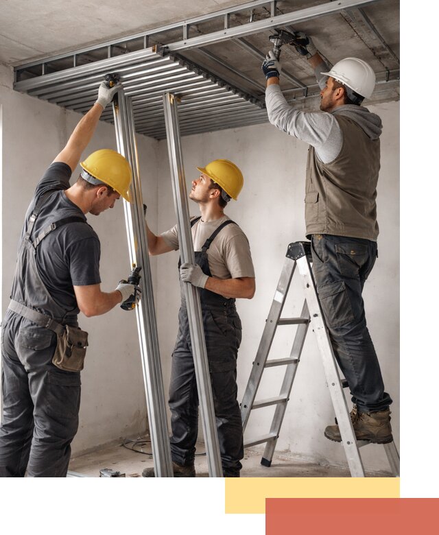 Монтаж реечного потолка под ключ в Усть-Илимске