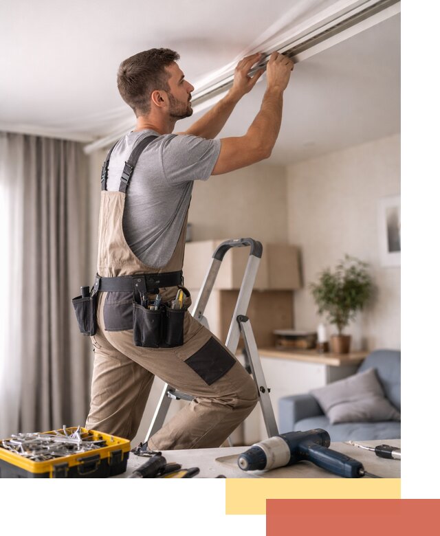 Ремонт натяжных потолков в Усть-Илимске — качественно и оперативно