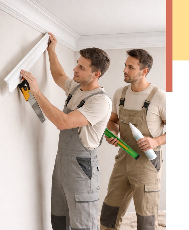 Монтаж потолочного плинтуса в Усть-Илимске от 2392 руб. — быстро и недорого | ОТДЕЛОЧНИК-Сть